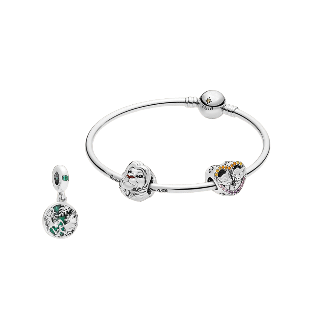 Pulseira para Berloque Rei Leão - Prata s925